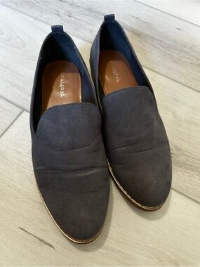 Indigo Women’s Charcoal Suede Slip-On Flats